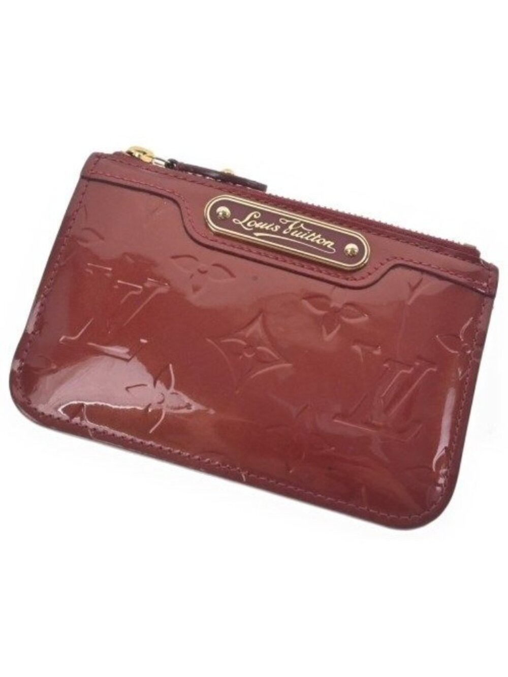 Louis Vuitton Monogram Vernis Pochette Cles Wallet Coin Purse